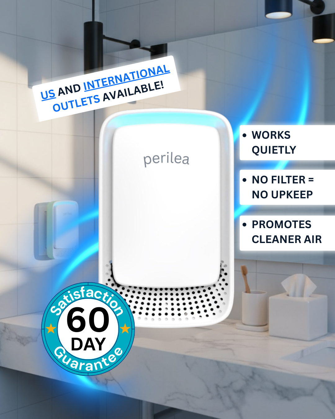 Perilea™ Portable Air Ionizer